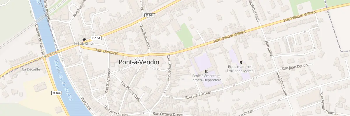 Plan du 1 Rue Willard à Pont-à-Vendin