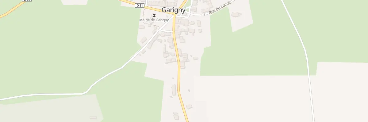 Plan du 15 Rte de Nèrondes à Garigny