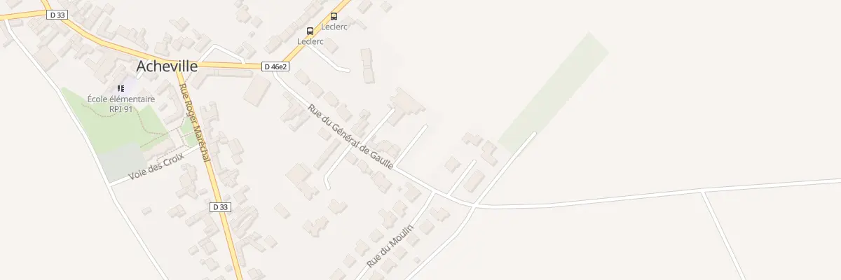 Plan du 17 Rue du Gen de Gaulle à Acheville