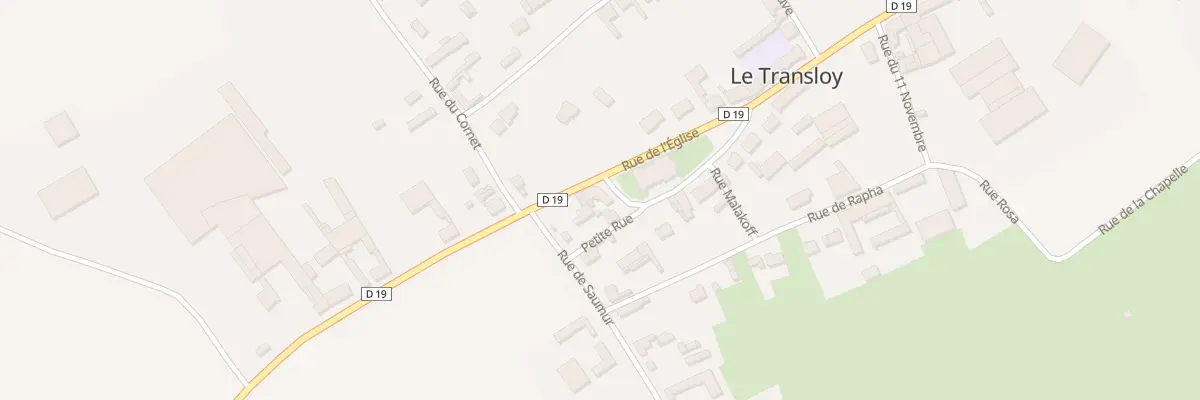 Plan du 2 Rue de l’Eglise au Transloy
