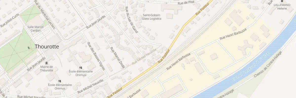 Plan du 32 Rue SAS de Gand à Thourotte