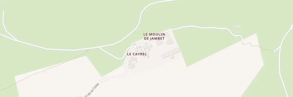 Plan du 5130 Le Cayrel à Curières