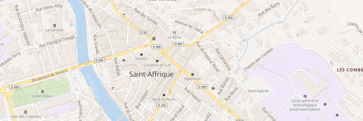 Plan du 5 Imp du Lion d’Or à Saint-Affrique