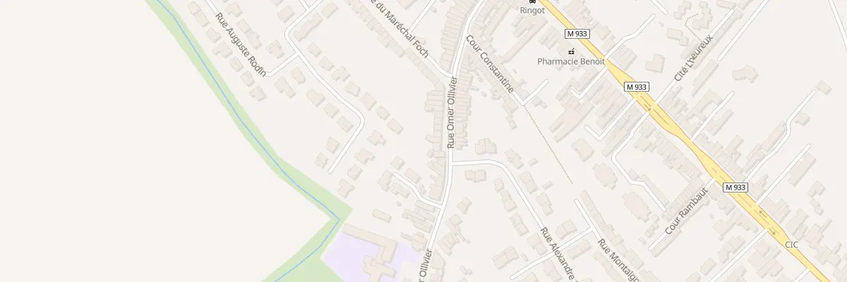 Plan du 60 Rue Omer Ollivier à La Chapelle-d’Armentières