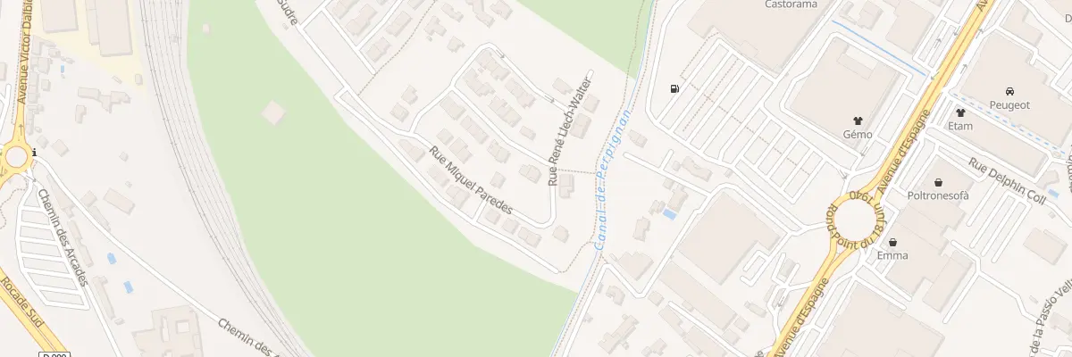 Plan du 20 Rue Jacques Colomines à Perpignan