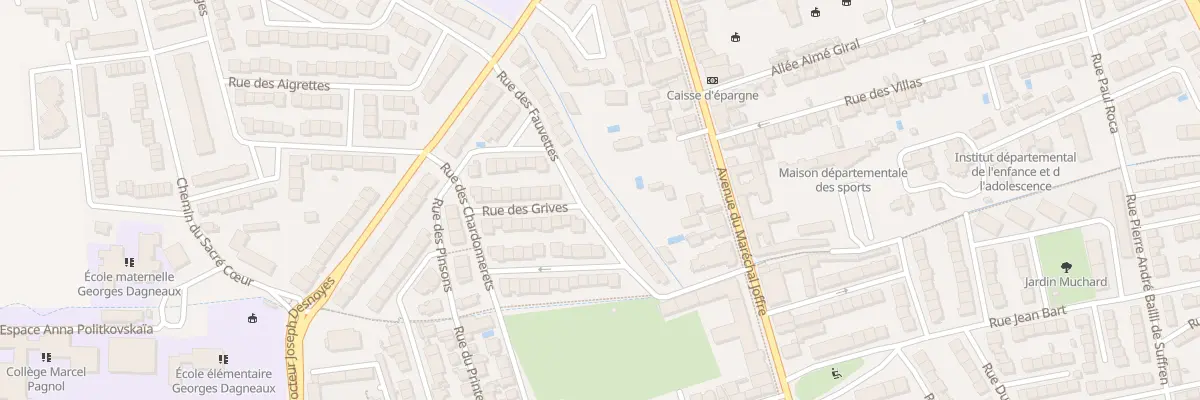 Plan du 20 Rue des Fauvettes à Perpignan