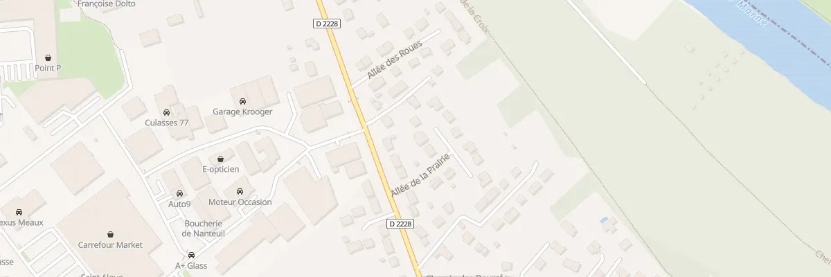Plan du 7 All de la Prairie à Nanteuil-lès-Meaux