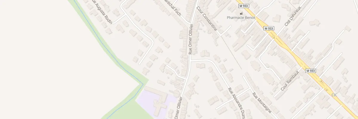 Plan du 66 Rue Omer Ollivier à La Chapelle-d’Armentières