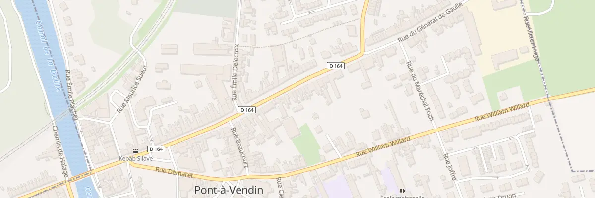 Plan du 42 Rue du Général de Gaulle à Pont-à-Vendin