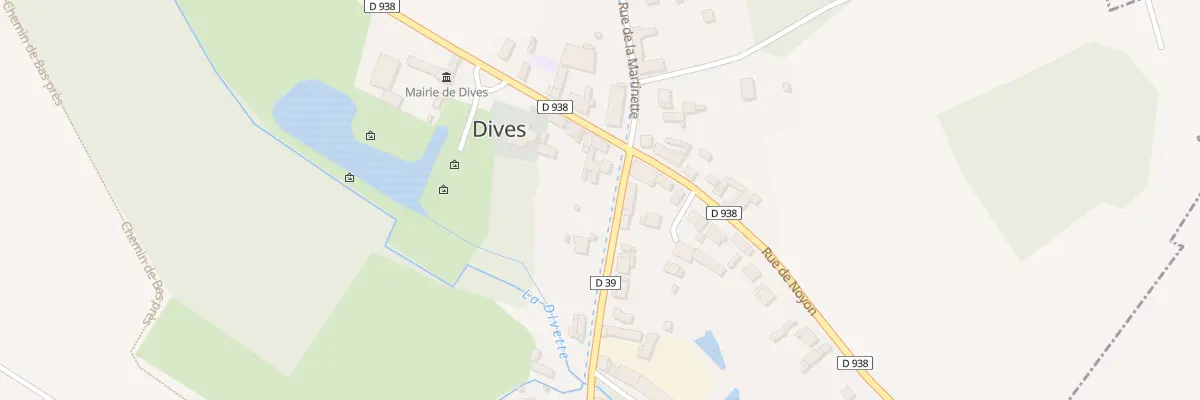 Plan du 2 Rue de la Divette à Dives