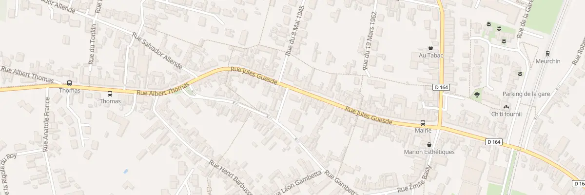 Plan du 75 Rue Jules Guesde à Meurchin