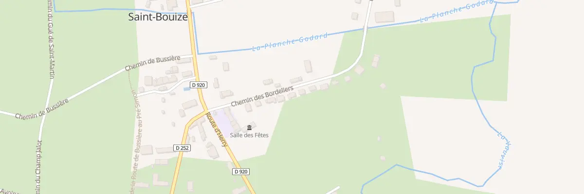 Plan du 12 Che des Bordeliers à Saint-Bouize