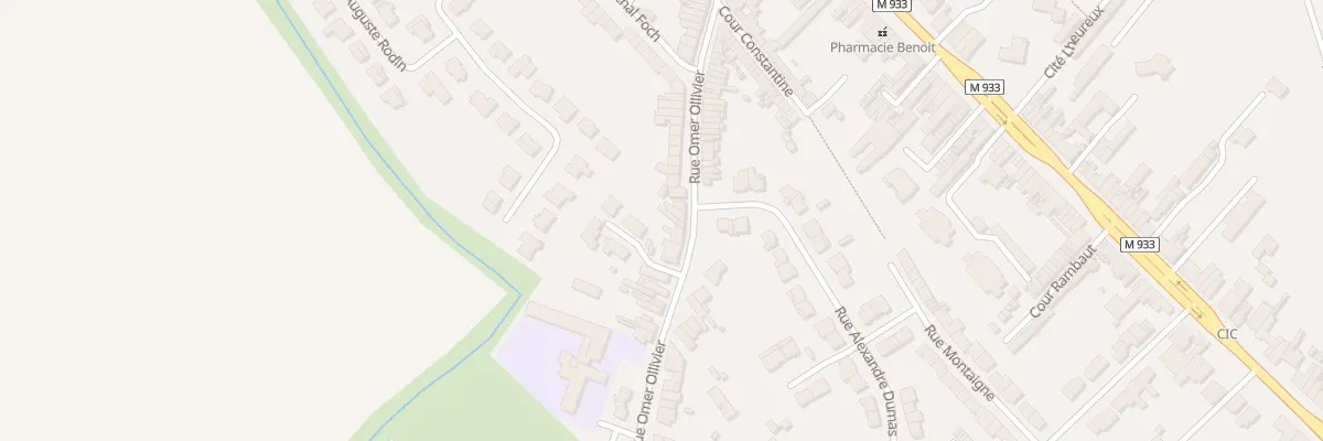 Plan du 68 Rue Omer Ollivier à La Chapelle-d’Armentières