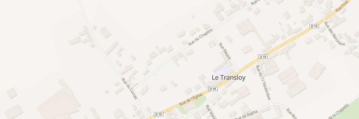 Plan du 10 Rue du Chapitre au Transloy