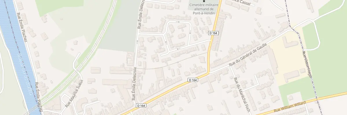 Plan du 15 Rue Umberto Tomasi à Pont-à-Vendin