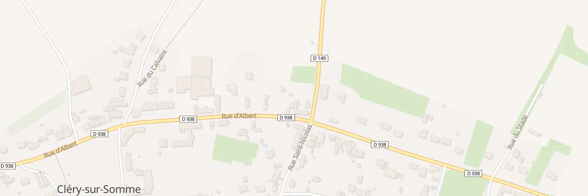 Plan du 142 Rue d’Albert à Cléry-sur-Somme