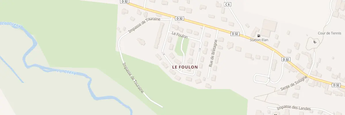Plan du 19 Le Foulon à La Selle-sur-le-Bied