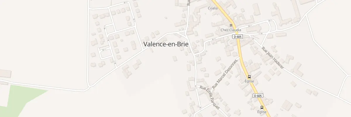 Plan du 21 Rue Emile Parquet à Valence-en-Brie