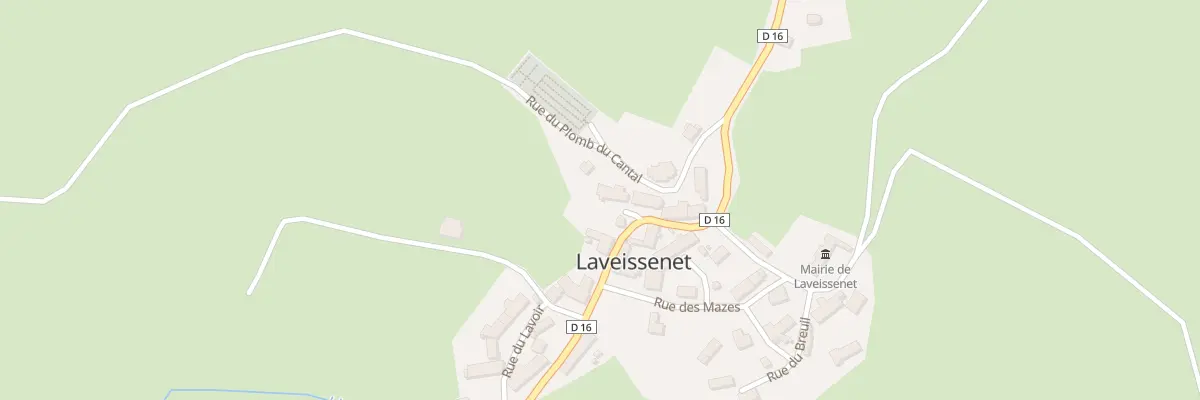 Plan du 5025 Le Bourg à Laveissenet
