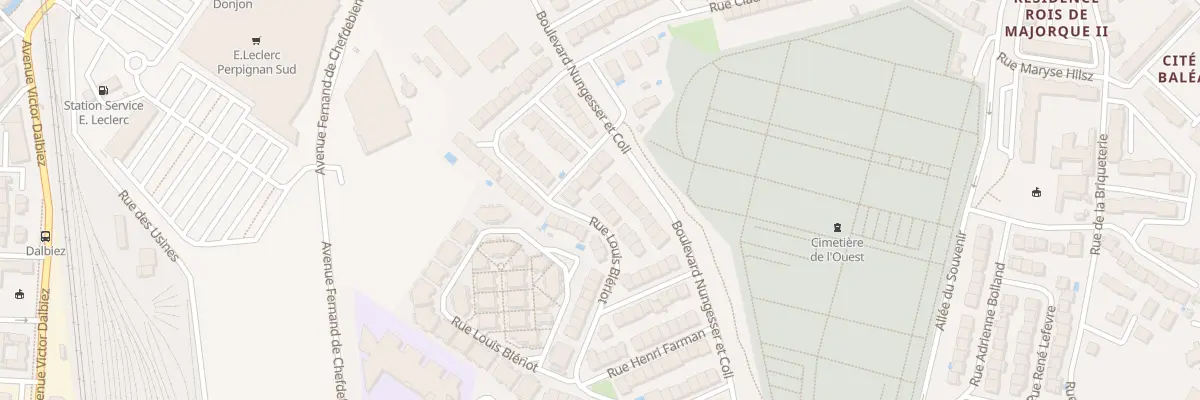 Plan du 33 Rue Louis Blériot à Perpignan
