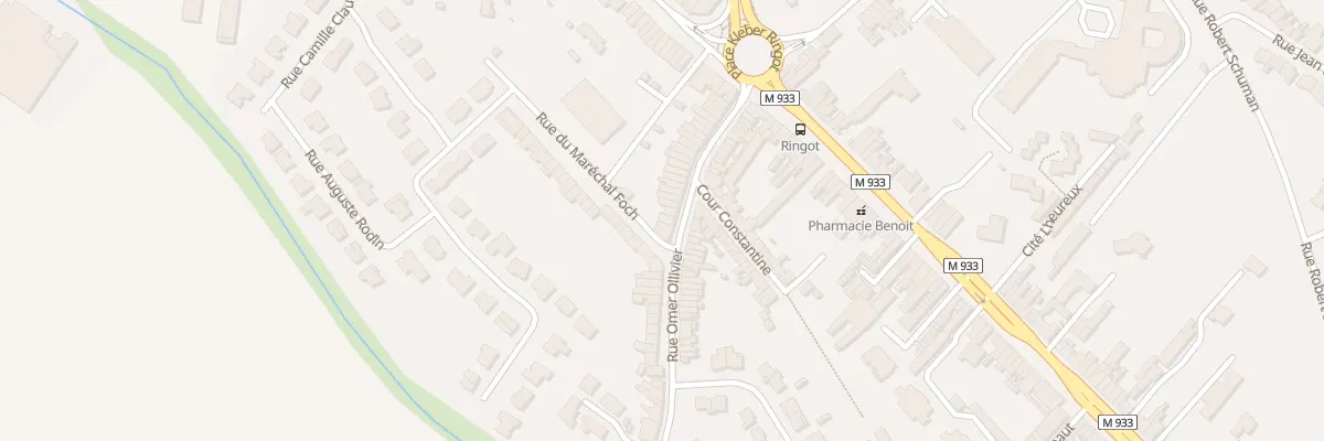 Plan du 38 Rue Omer Ollivier à La Chapelle-d’Armentières