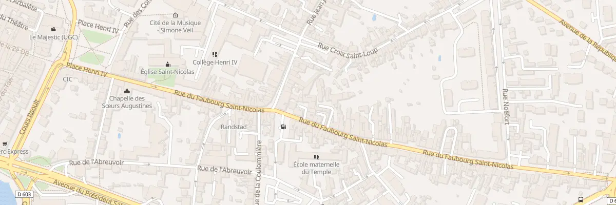Plan du 43C Rue du Faubourg Saint Nicolas à Meaux