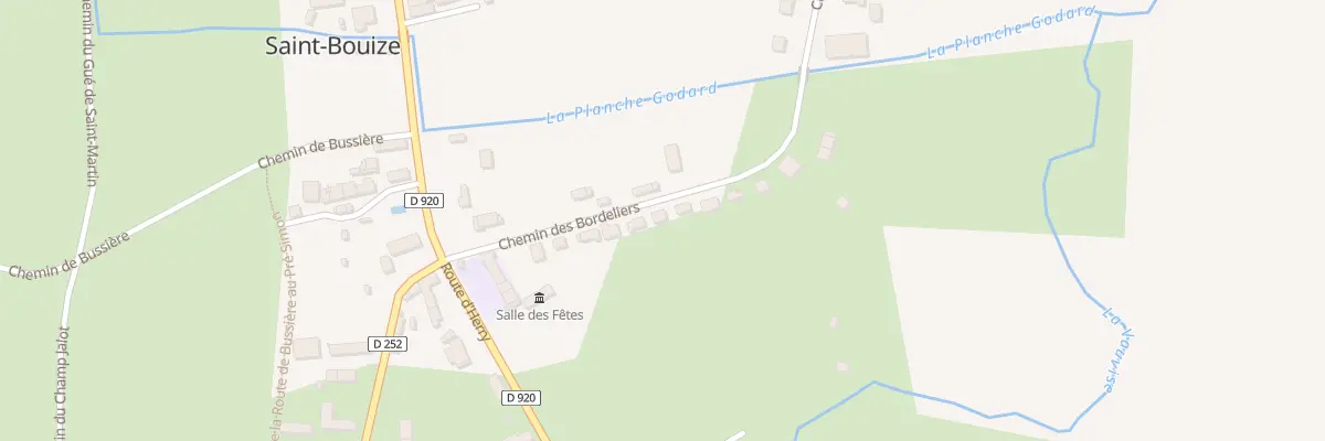 Plan du 14 Che des Bordeliers à Saint-Bouize