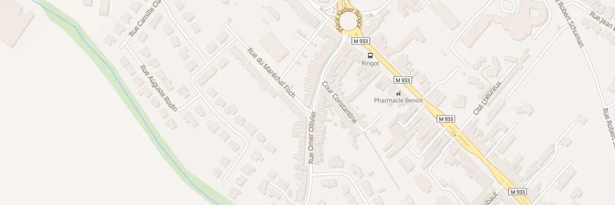 Plan du 40 Rue Omer Ollivier à La Chapelle-d’Armentières