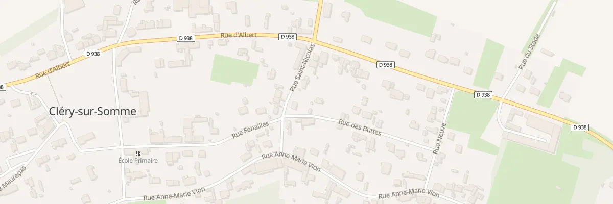 Plan du 168B Rue des Buttes à Cléry-sur-Somme