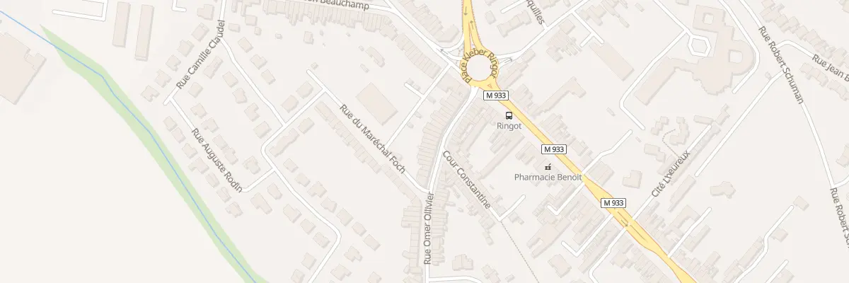 Plan du 24 Rue Omer Ollivier à La Chapelle-d’Armentières