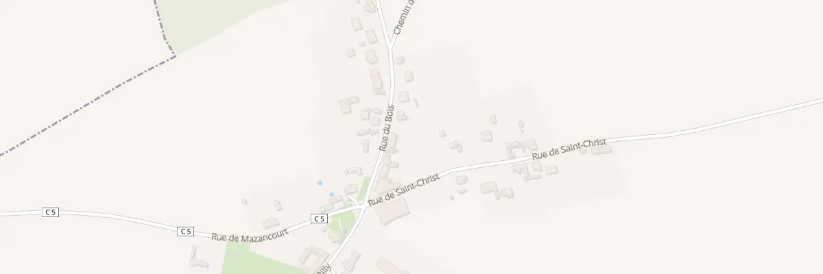 Plan du 6 Rue du Bois à Marchélepot-Misery