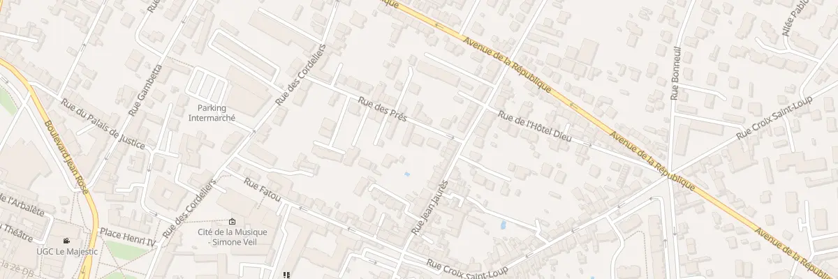 Plan du 16 Rue des Pres à Meaux