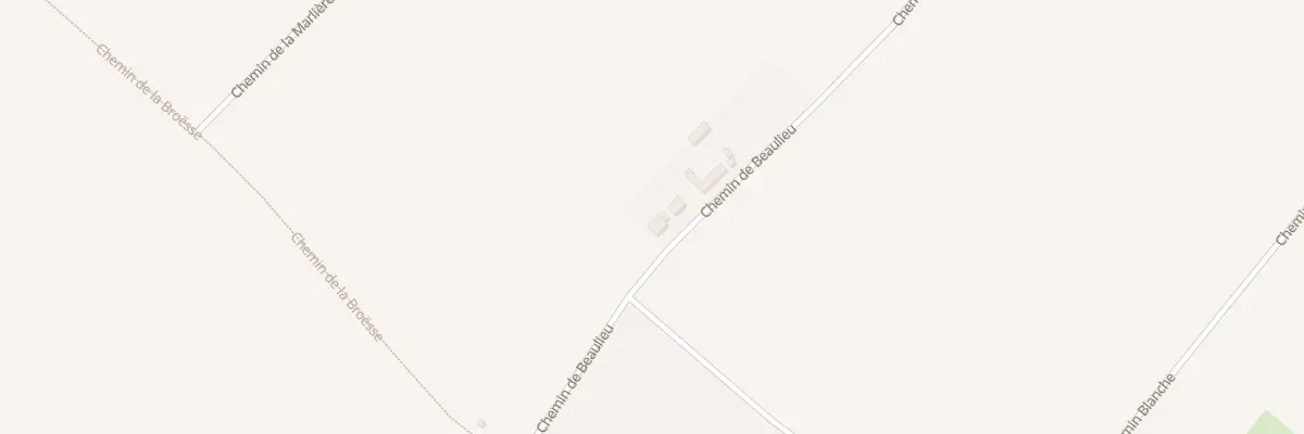 Plan du 1 Che de Beaulieu à Candor