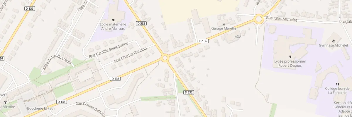 Plan du 71 Av Pasteur à Crépy-en-Valois
