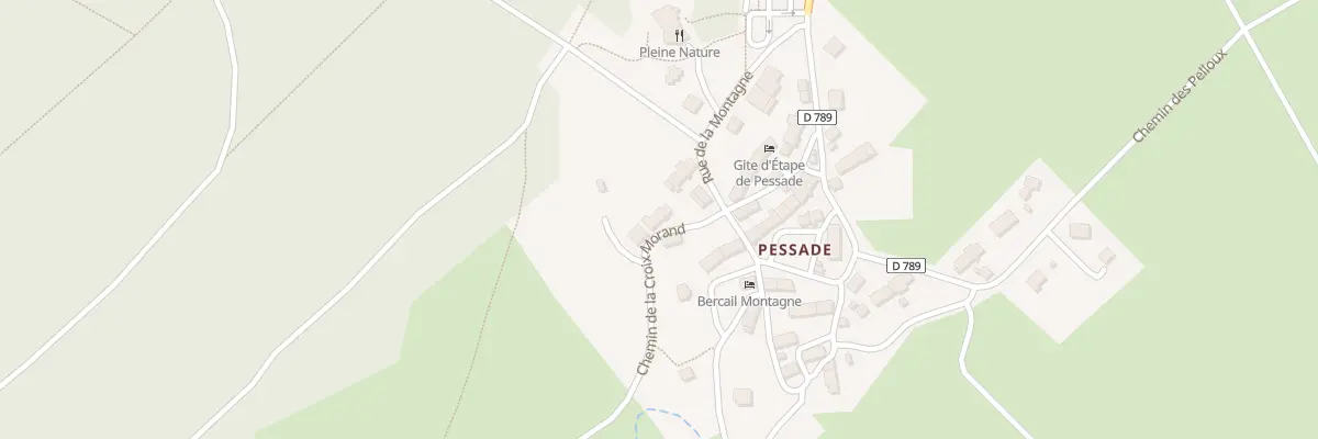 Plan du 5077 Pessade à Saulzet-le-Froid