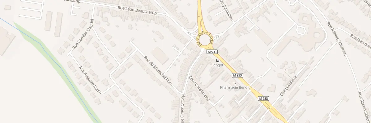 Plan du 14 Rue Omer Ollivier à La Chapelle-d’Armentières