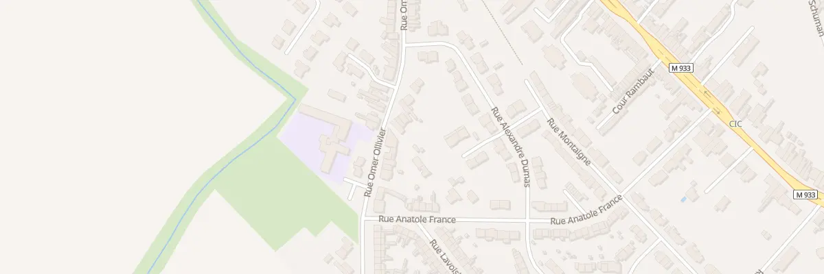 Plan du 95 Rue Omer Ollivier à La Chapelle-d’Armentières