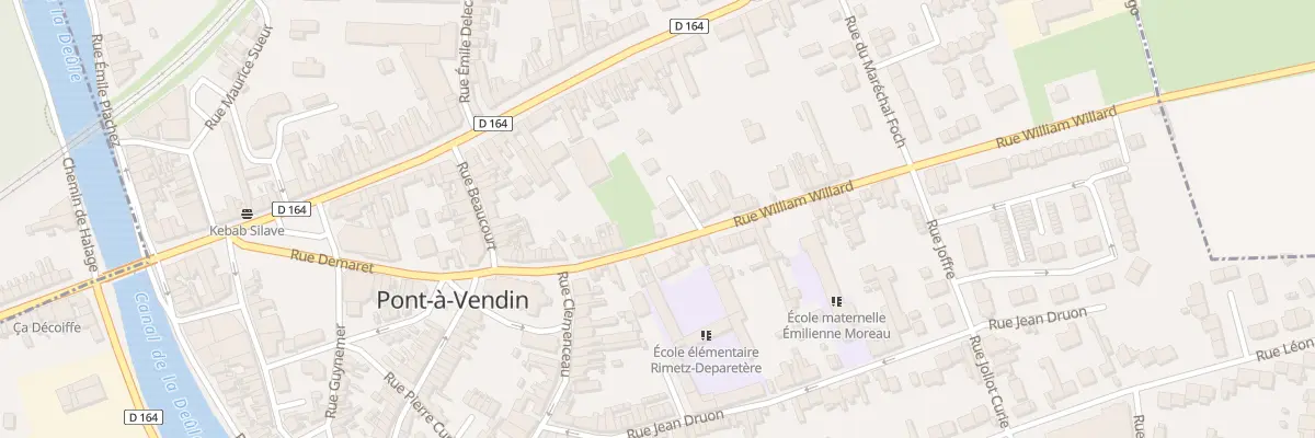 Plan du 24 Rue Willard à Pont-à-Vendin