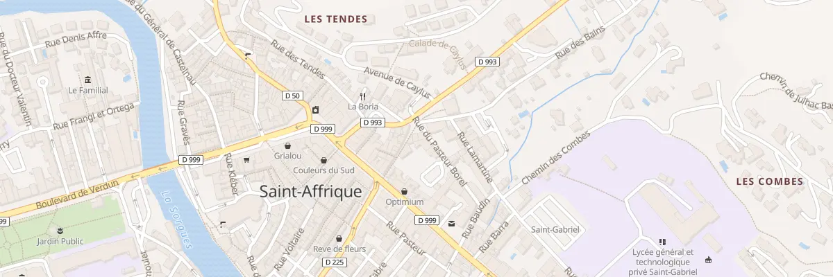 Plan du 2 Pl Paul Painlevé à Saint-Affrique