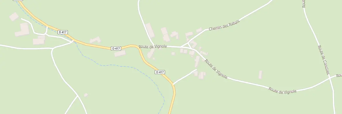Plan du 5037 Les Rabais à Châteauneuf-les-Bains