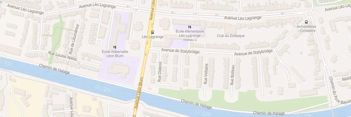 Plan du 4 Rue Jean Jacques Rousseau à Armentières