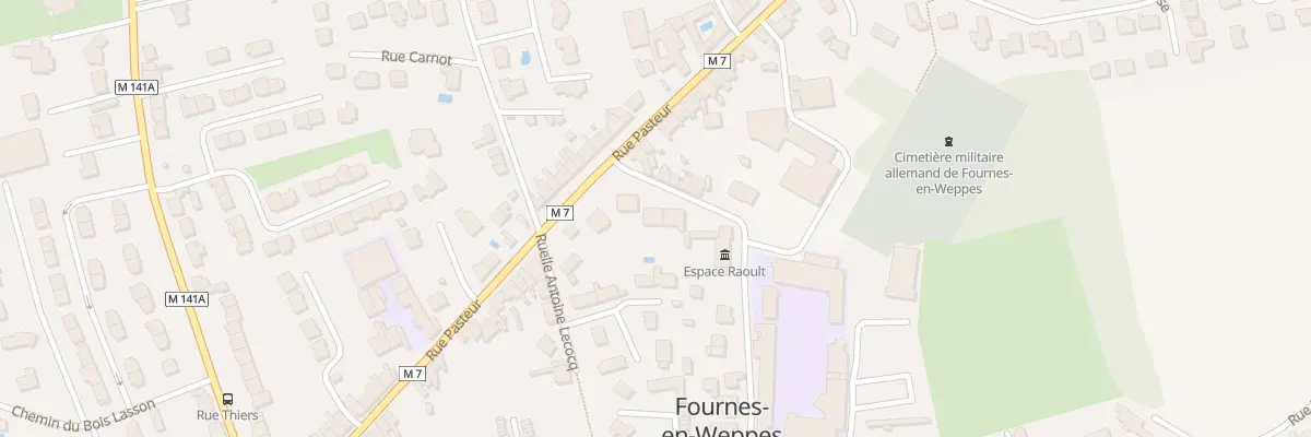 Plan du 245 Rue François-Marie Raoult à Fournes-en-Weppes