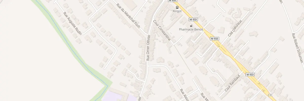 Plan du 55 Rue Omer Ollivier à La Chapelle-d’Armentières