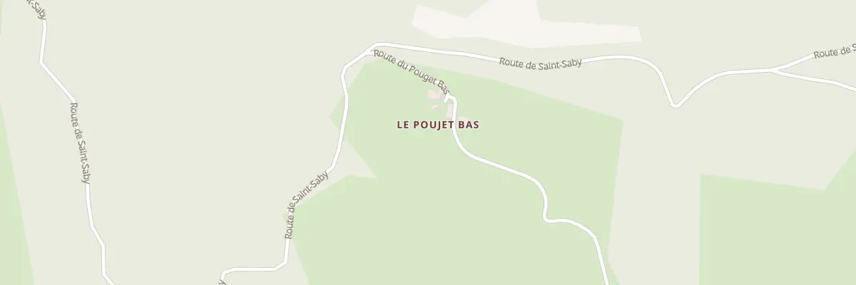 Plan du 5157 Le Pouget à Lassouts