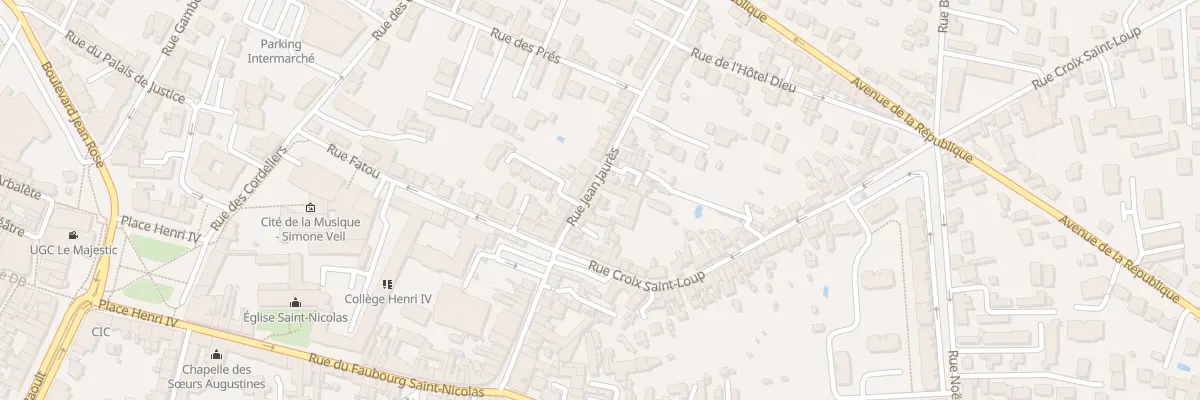 Plan du 56 Rue Jean Jaures à Meaux