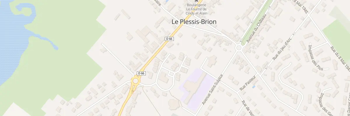 Plan du 3 All du Kiosque au Plessis-Brion