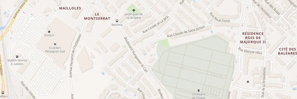 Plan du 3 Rue des Freres Montgolfier à Perpignan