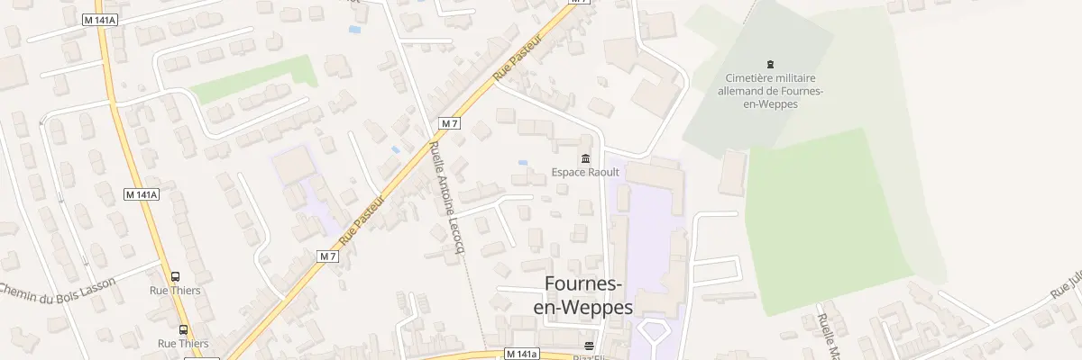 Plan du 69 Rue Antoine Lecocq à Fournes-en-Weppes