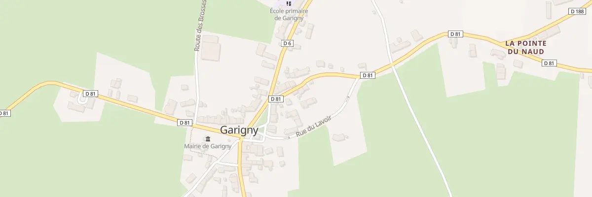 Plan du 43 Rte de Marseilles les Aubigny à Garigny