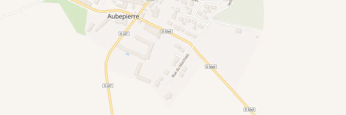 Plan du 1 Rue du Marchais à Aubepierre-Ozouer-le-Repos